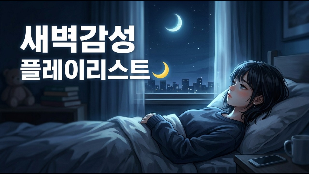 새벽 감성 플레이리스트 🌙  비 오는 밤, 혼자 듣기 좋은 노래 모음