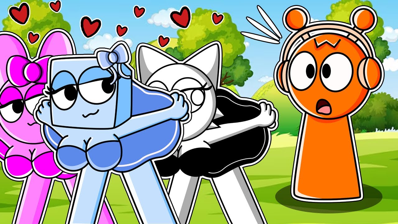 LAS CHICAS SPRUNKI TIENEN UNA SORPRESA PARA OREN 🥰💖 INCREDIBOX SPRUNKI vs COOL AS ICE