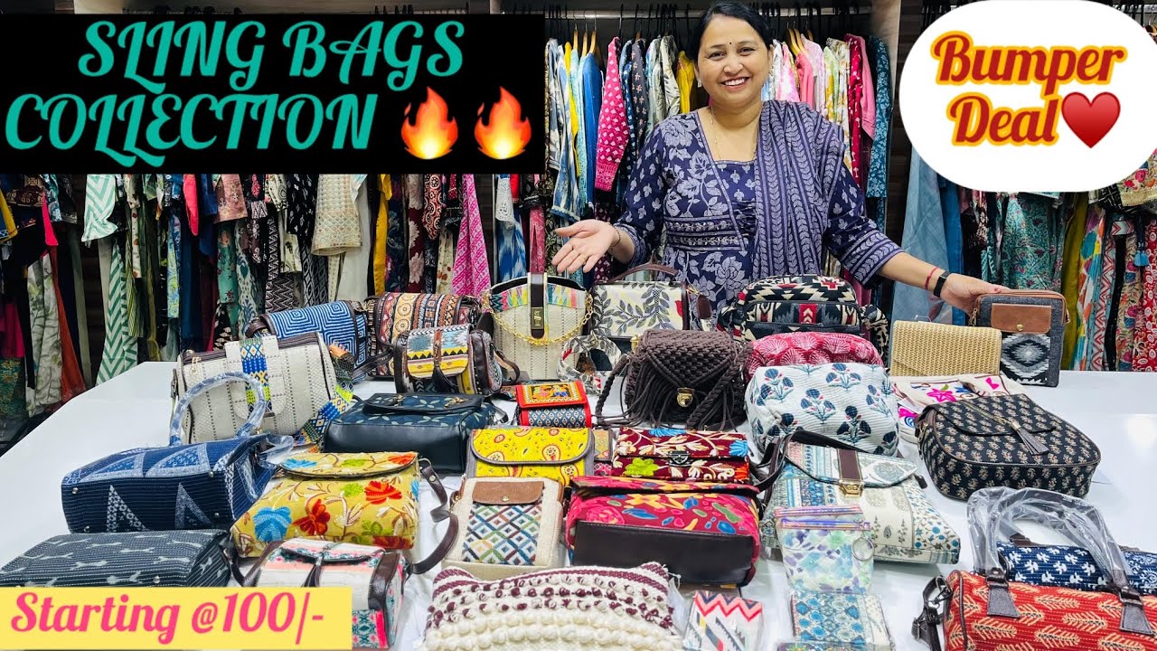 The Bags Collection ✨Starting just @100/- 🤩|| Best Prices || Latest Designs ||Sling bags ,Handbags||