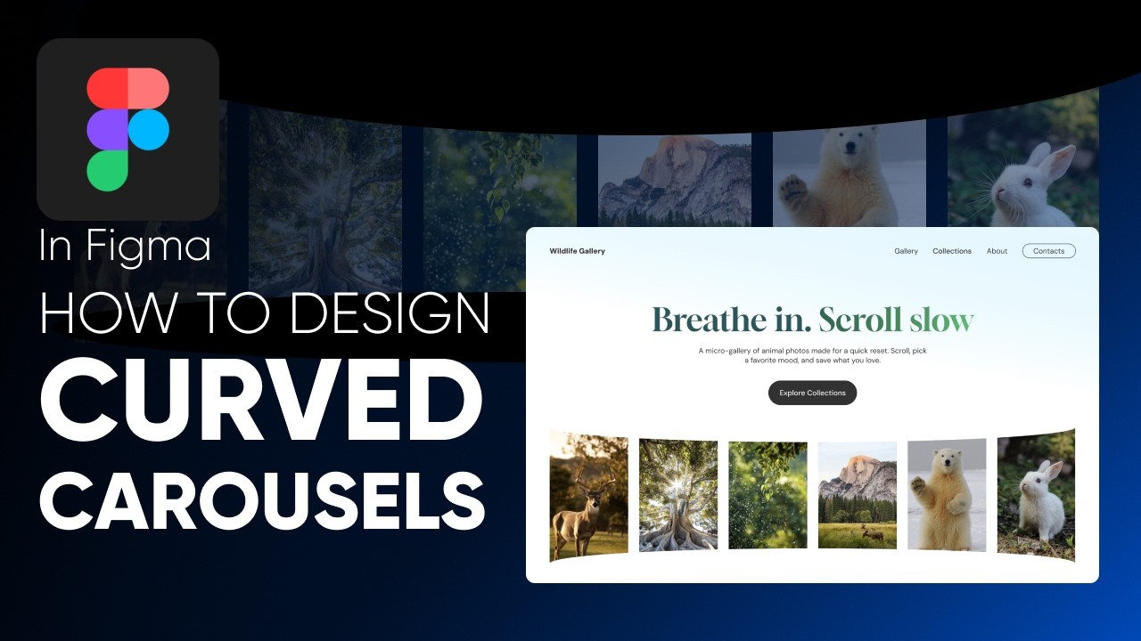 How to design Curved Carousels in Figma #figma #tutorial #uidesignlearning #figmatutorial