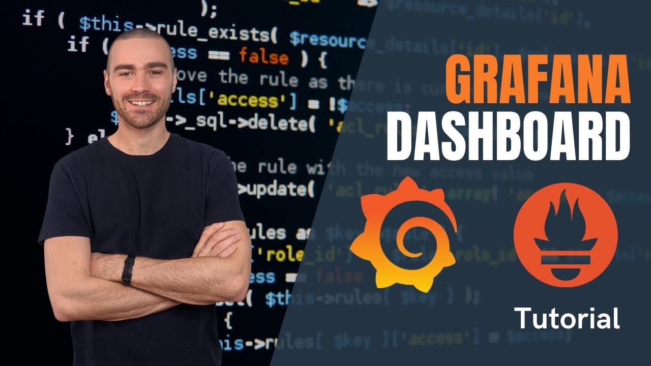 Grafana Dashboard📊: мониторинг ЦП, памяти, диска и сетевого трафика с помощью Prometheus и Node E...