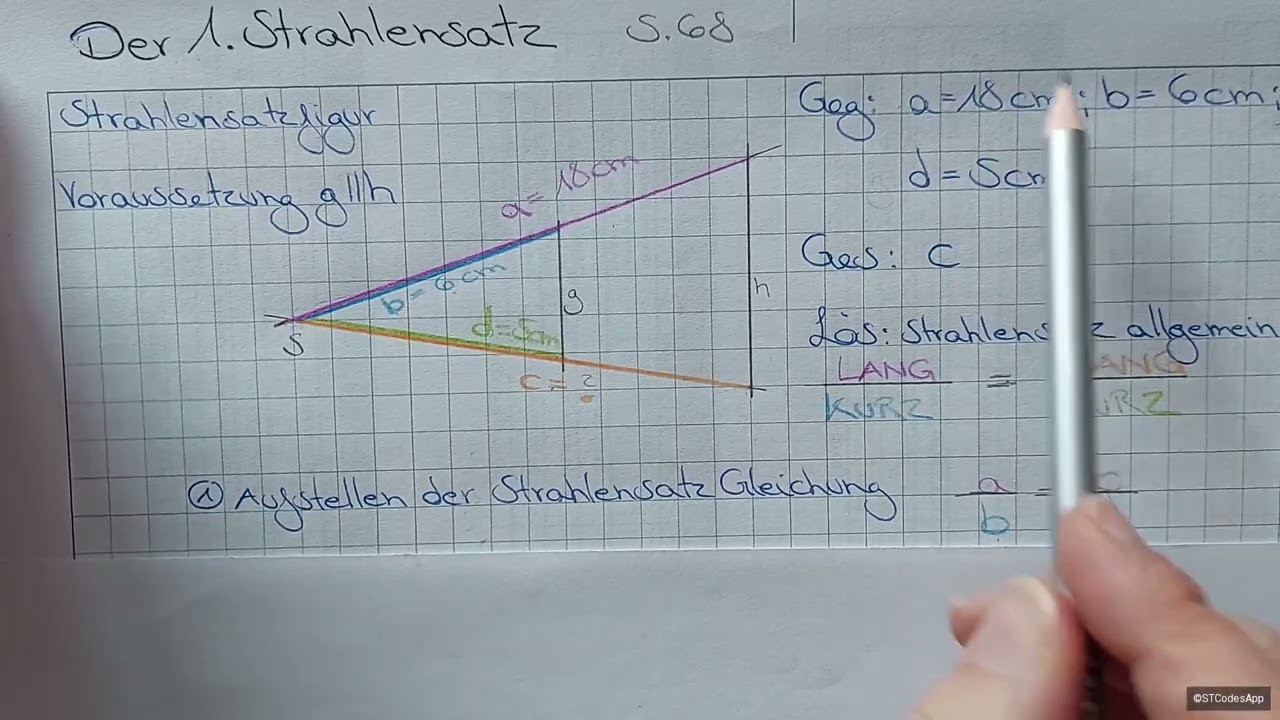 1. Strahlensatz 