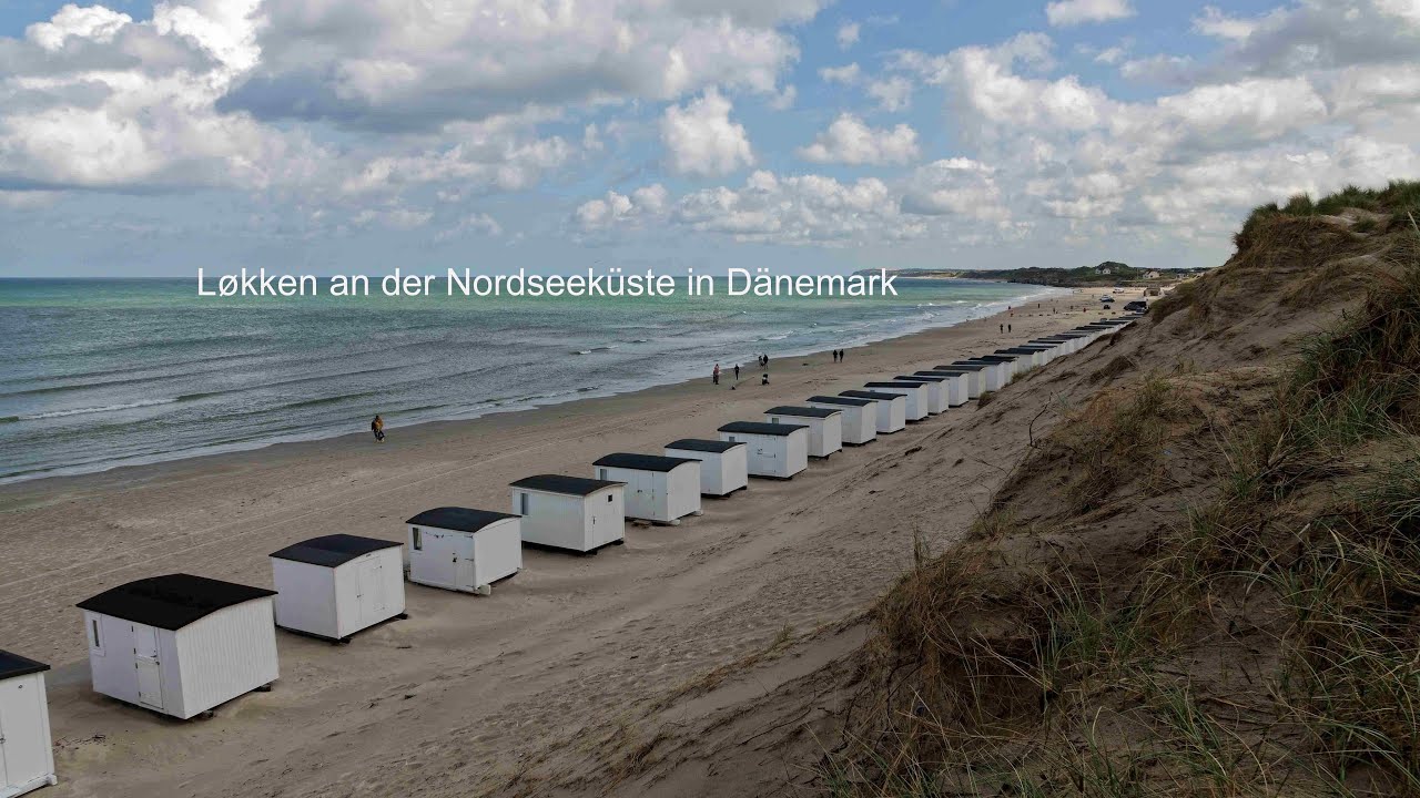 Der Strand von Løkken in Dänemark