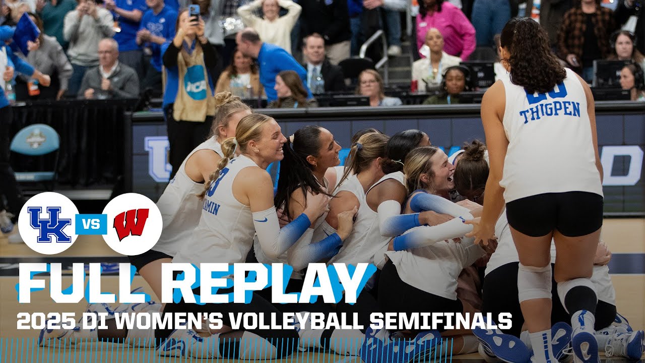 Kentucky vs. Wisconsin: 2025 NCAA volleyball semifinal | FULL REPLAY
