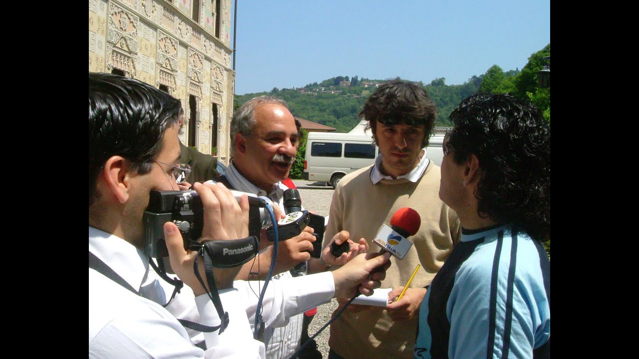 Intervista Maradona a Villa Crespi sul Lago d'Orta