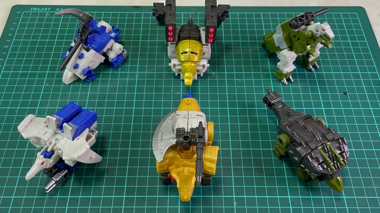 Transformers Legacy United Dinobot Dinoking Multipack (6 Dinosaur mode to Dinoking mode)