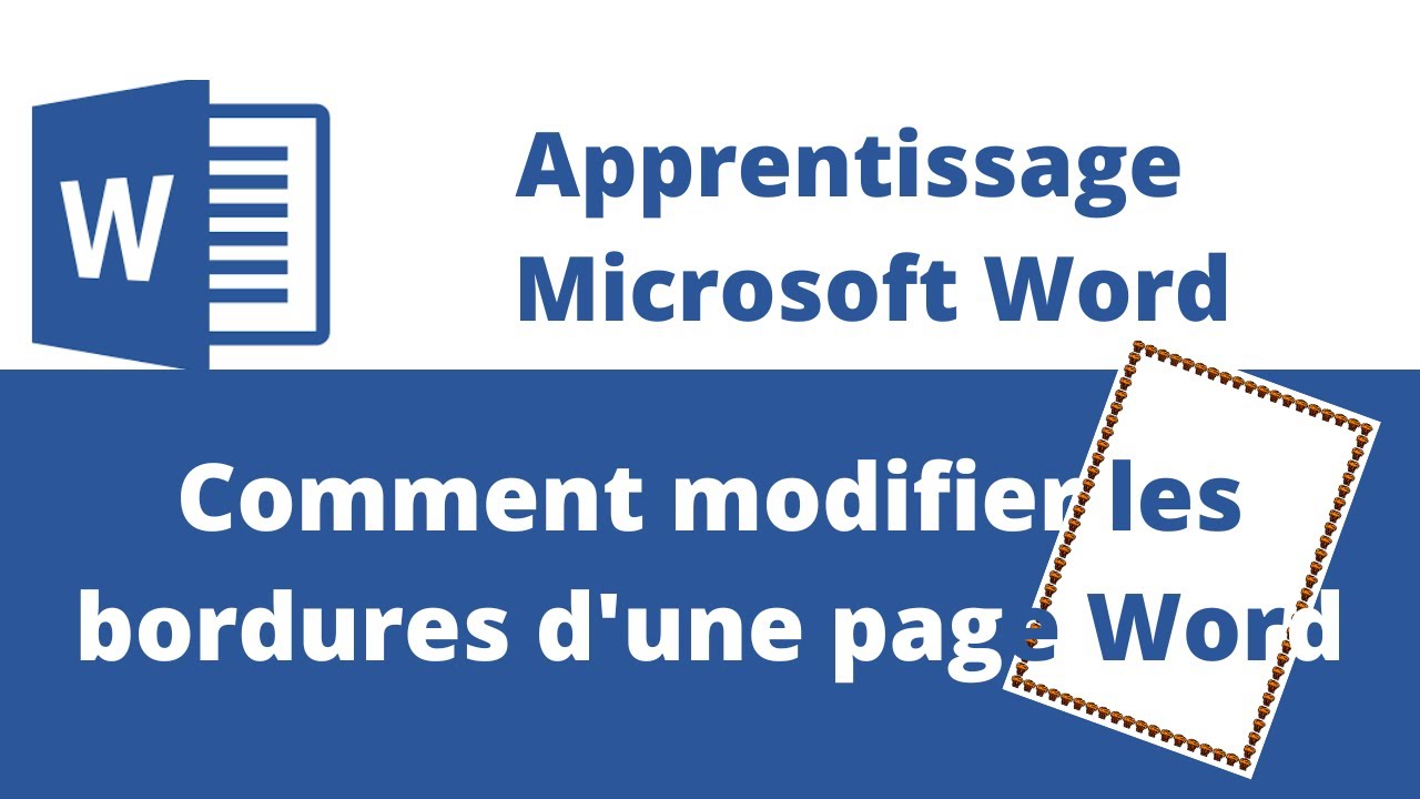Astuce 3 Comment modifier les bordures d'une page MICROSOFT WORD