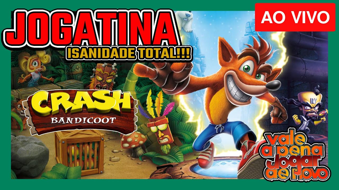 CRASH BANDCOOT - PARTE 1 - VALE A PENA JOGAR DE NOVO - PS1 #600subs #crashbandicoot #loucatv #play1
