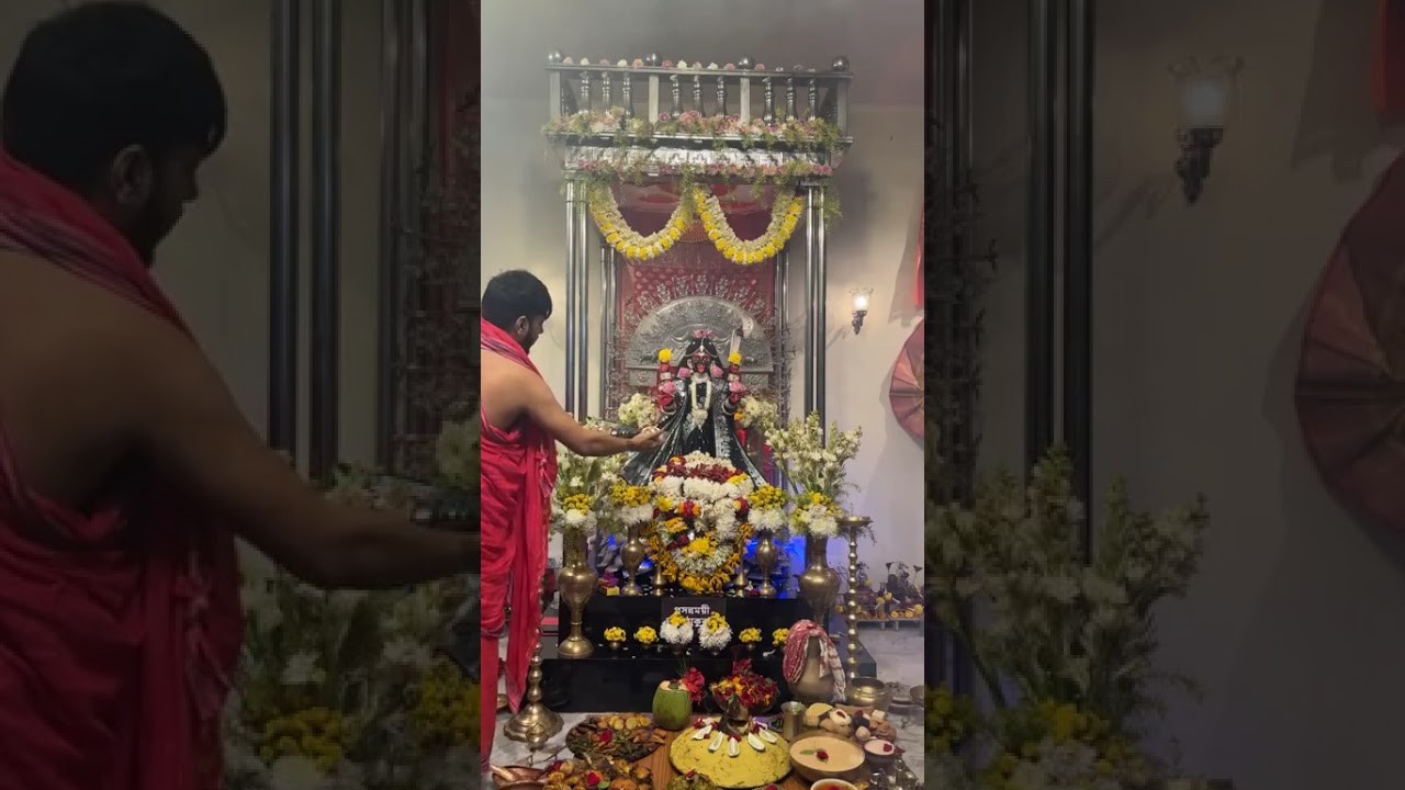 মৌনী অমাবস্যার নিশিপুজোর আরতি দর্শন |