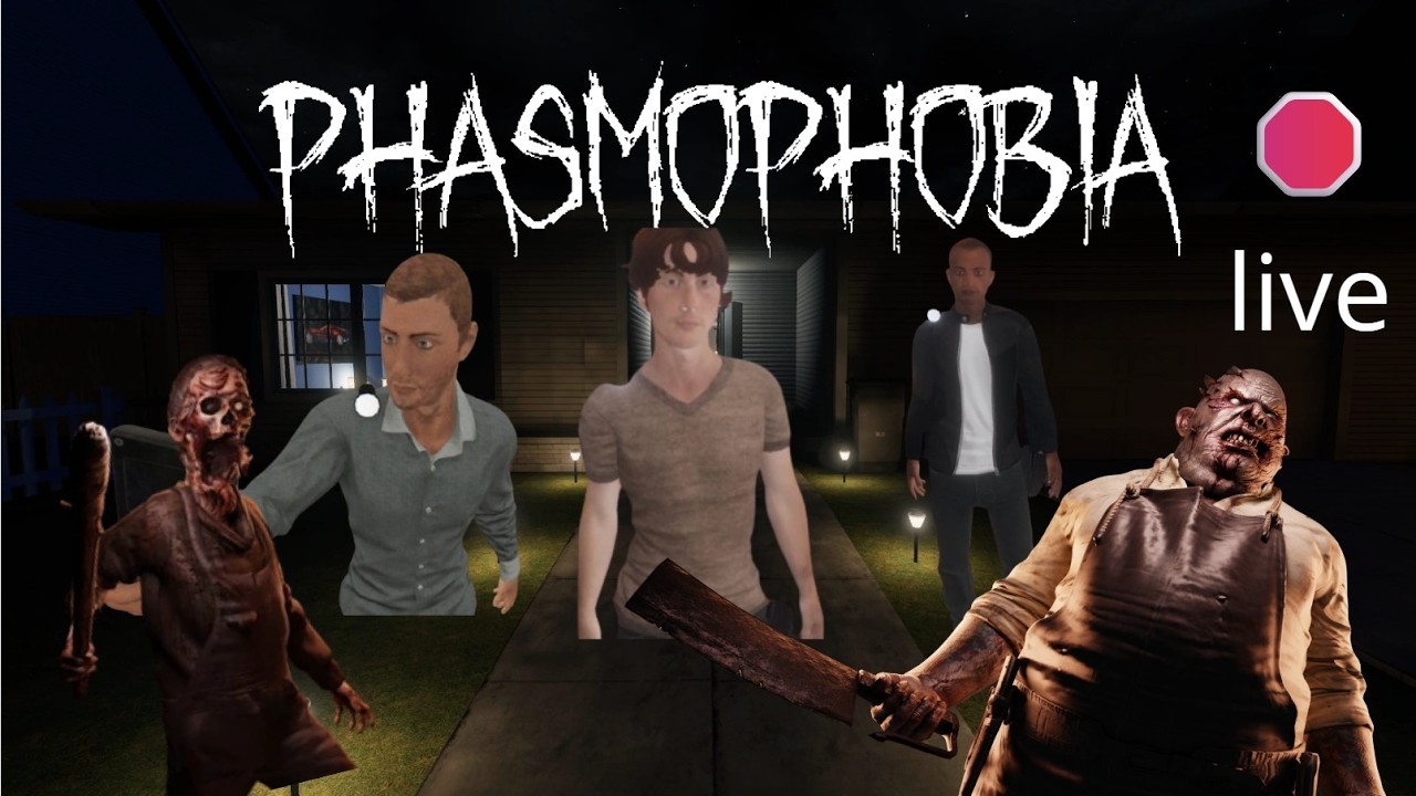 PHASMOPHOBIA LIVE 🛑🛑|| #1