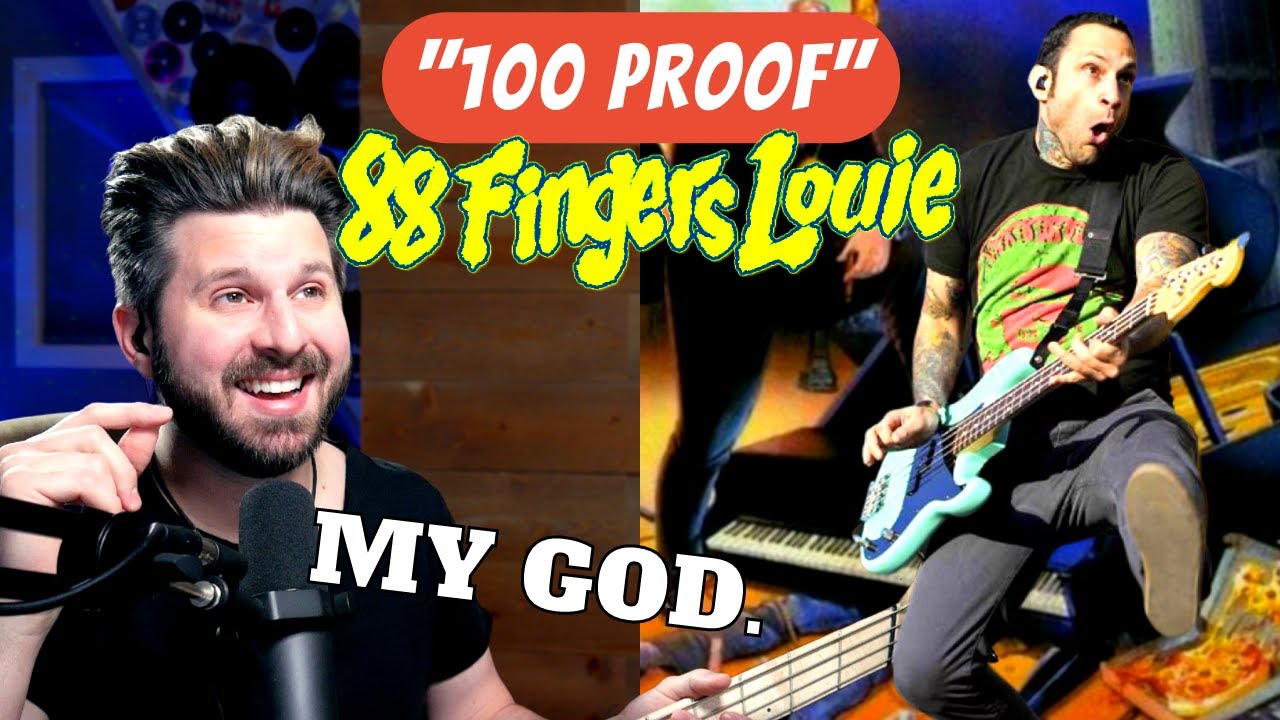 One GIANT Bass Solo?! Bass Teacher REACTS to 88 Fingers Louie - 