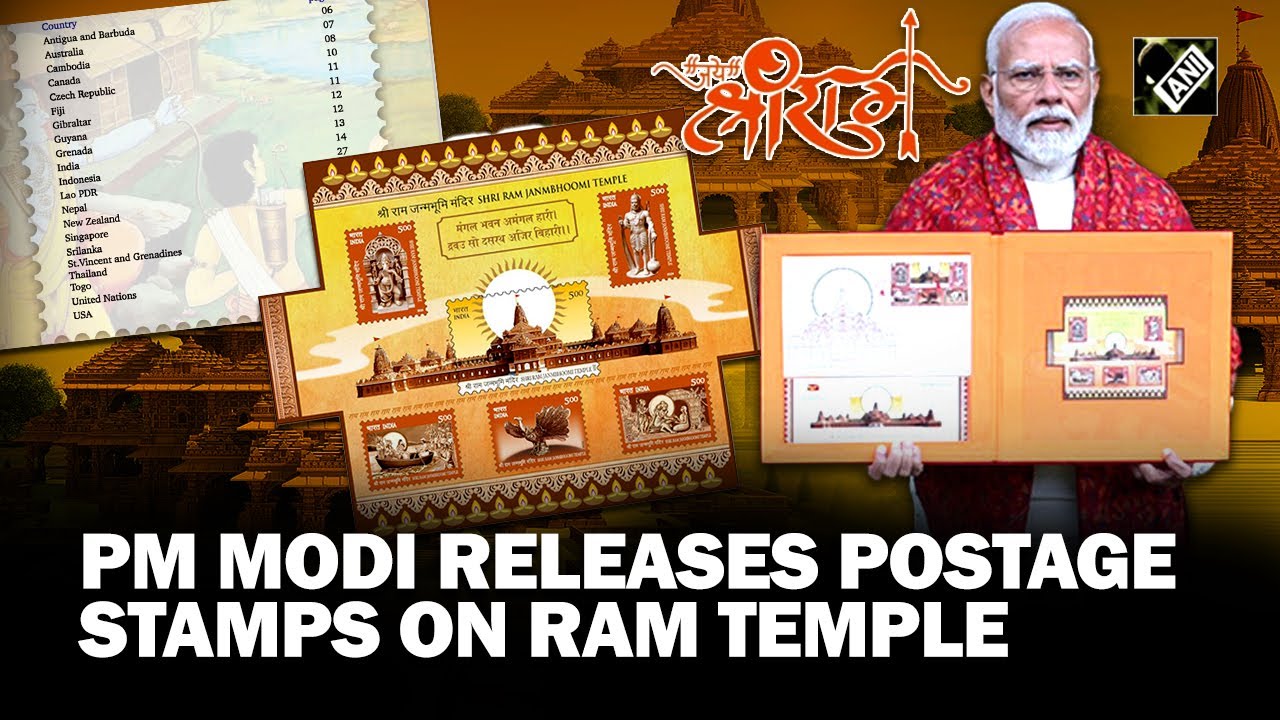 PM Modi releases postage stamps on Ram Temple in Ayodhya, book of stamps issued on Lord Ram