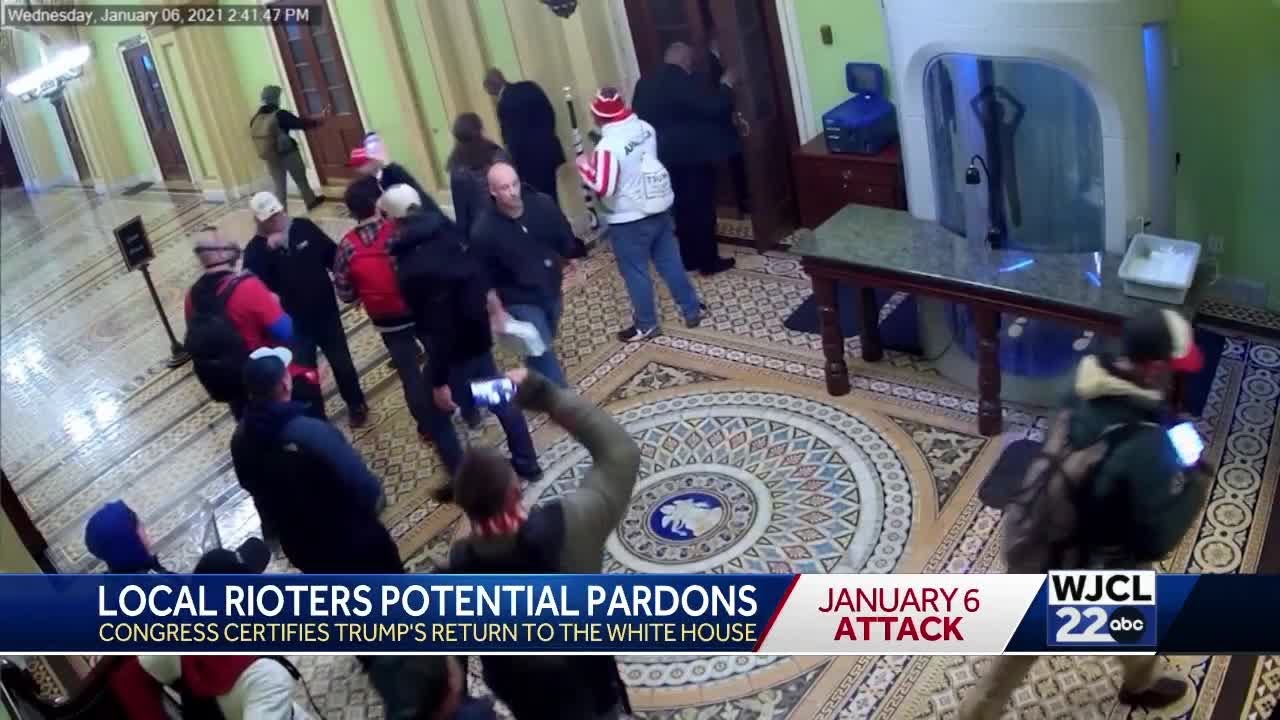 Potential pardons for January 6th insurrectionists; which rioters investigators found in Savannah