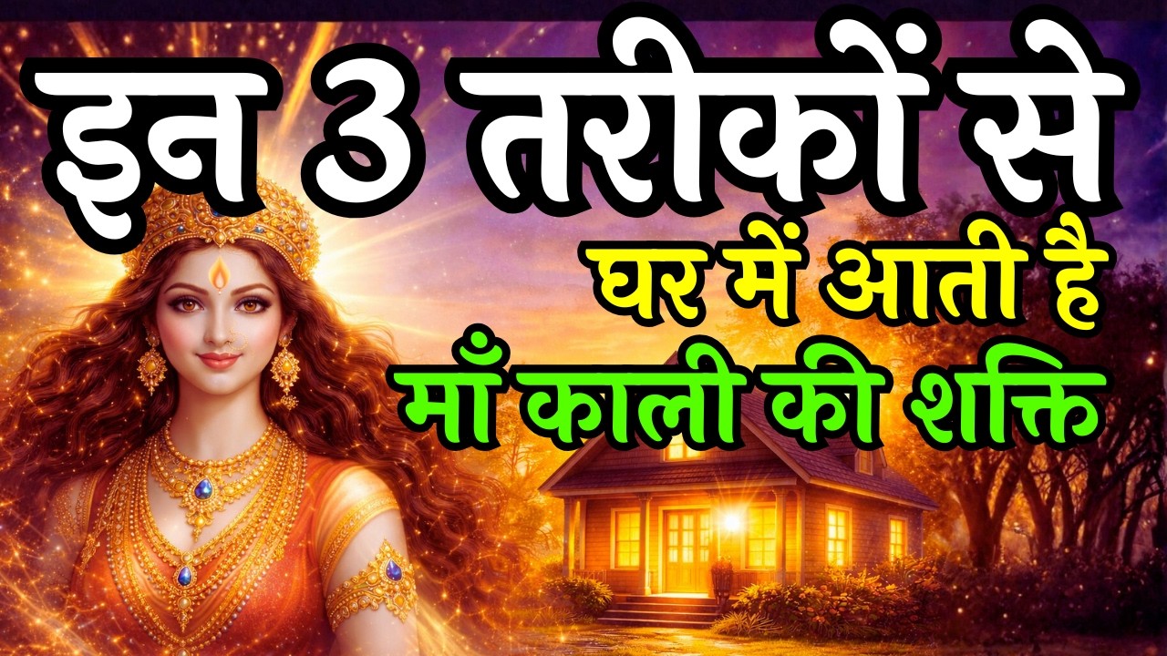 इन 3 तरीकों से घर में आती है माँ काली की शक्ति | भय, नकारात्मकता का अंत | Maa Kali | Aadishakti