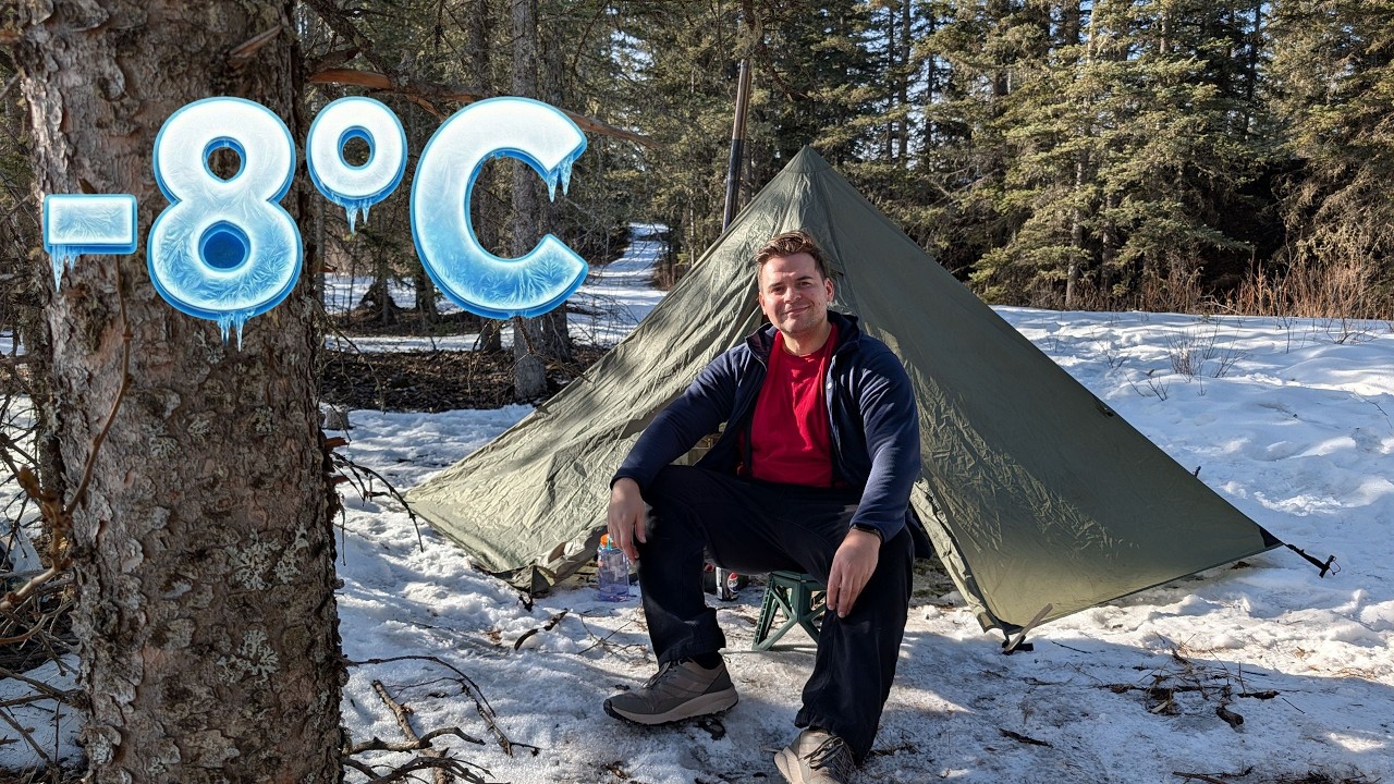 Winter Camping. Hot Tent. Pure Relaxation.