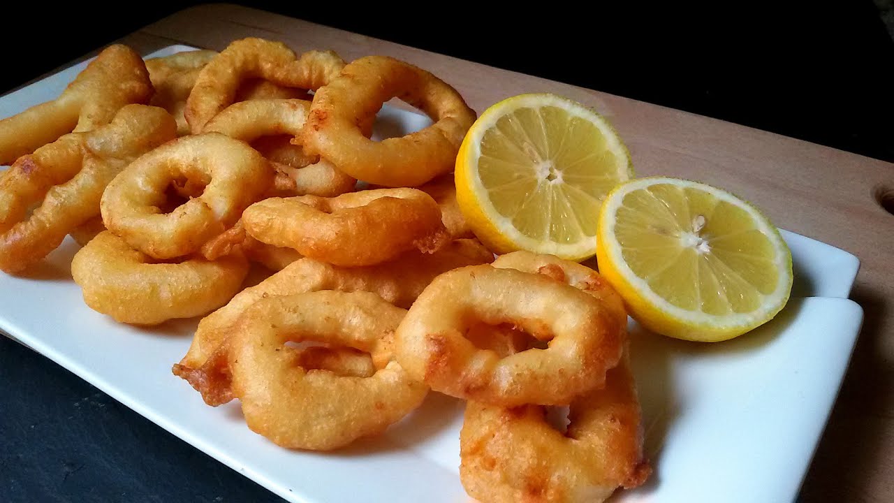 Calamares a la romana con cerveza