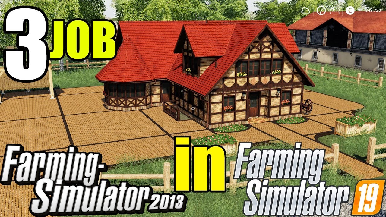 FS2013 in Farming Simulator 19 | HAGENSTEDT MAP - 3 JOB - Harvesting, Cultivating , Seeding