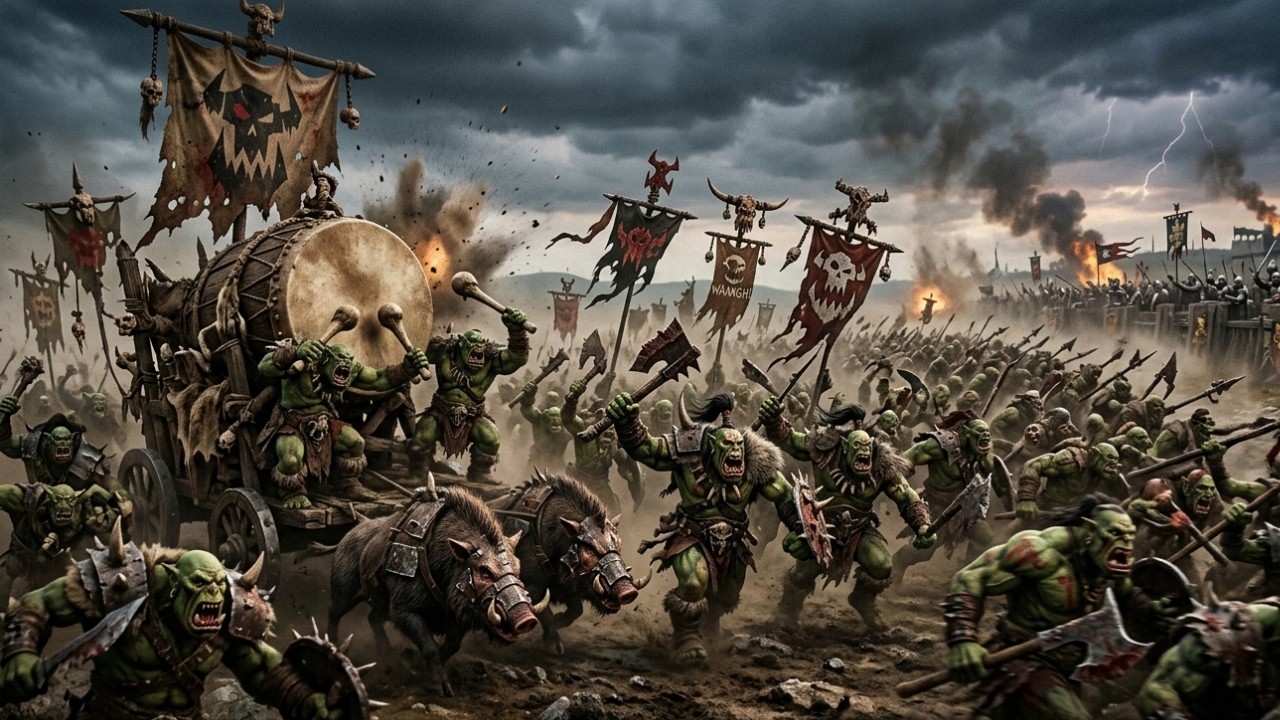 Drums of the Waaagh! (Greenskin Instrumental)