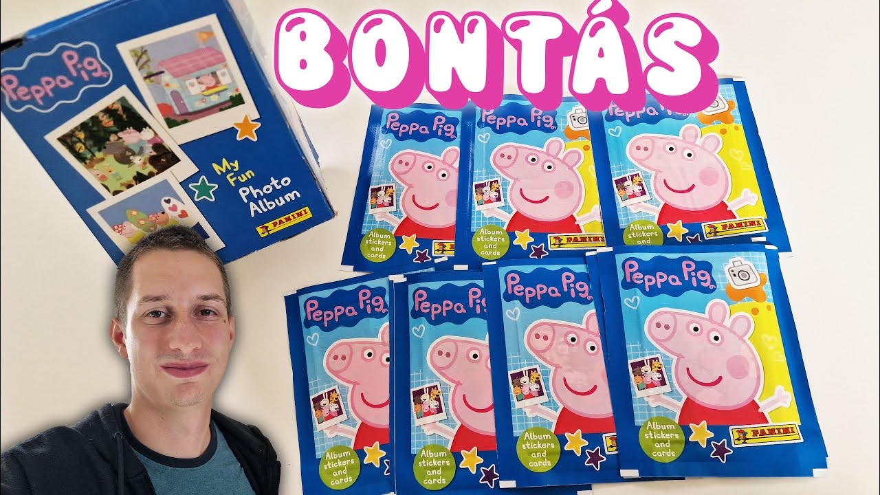 Panini Peppa Pig - Matricás Display Doboz | Bontás