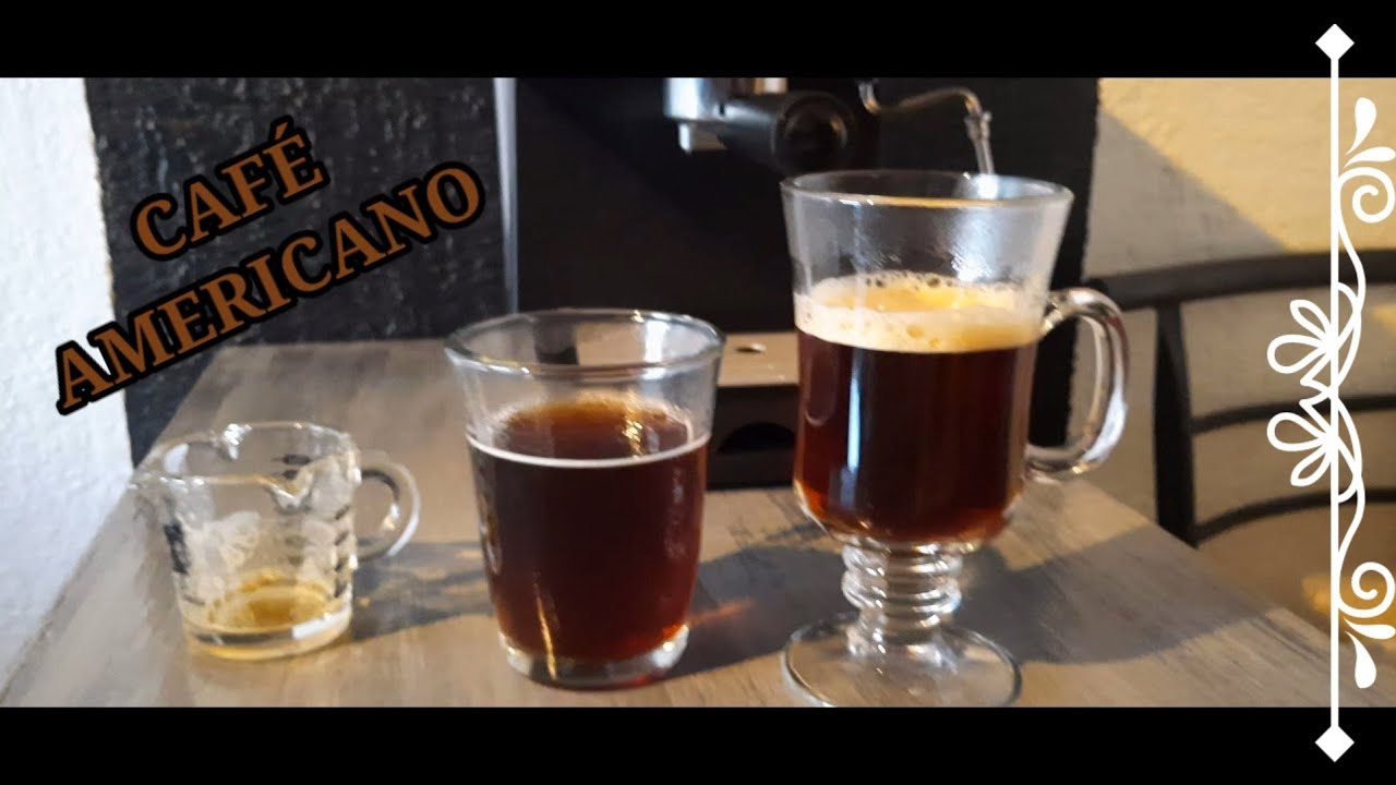 Cómo hacer un café americano