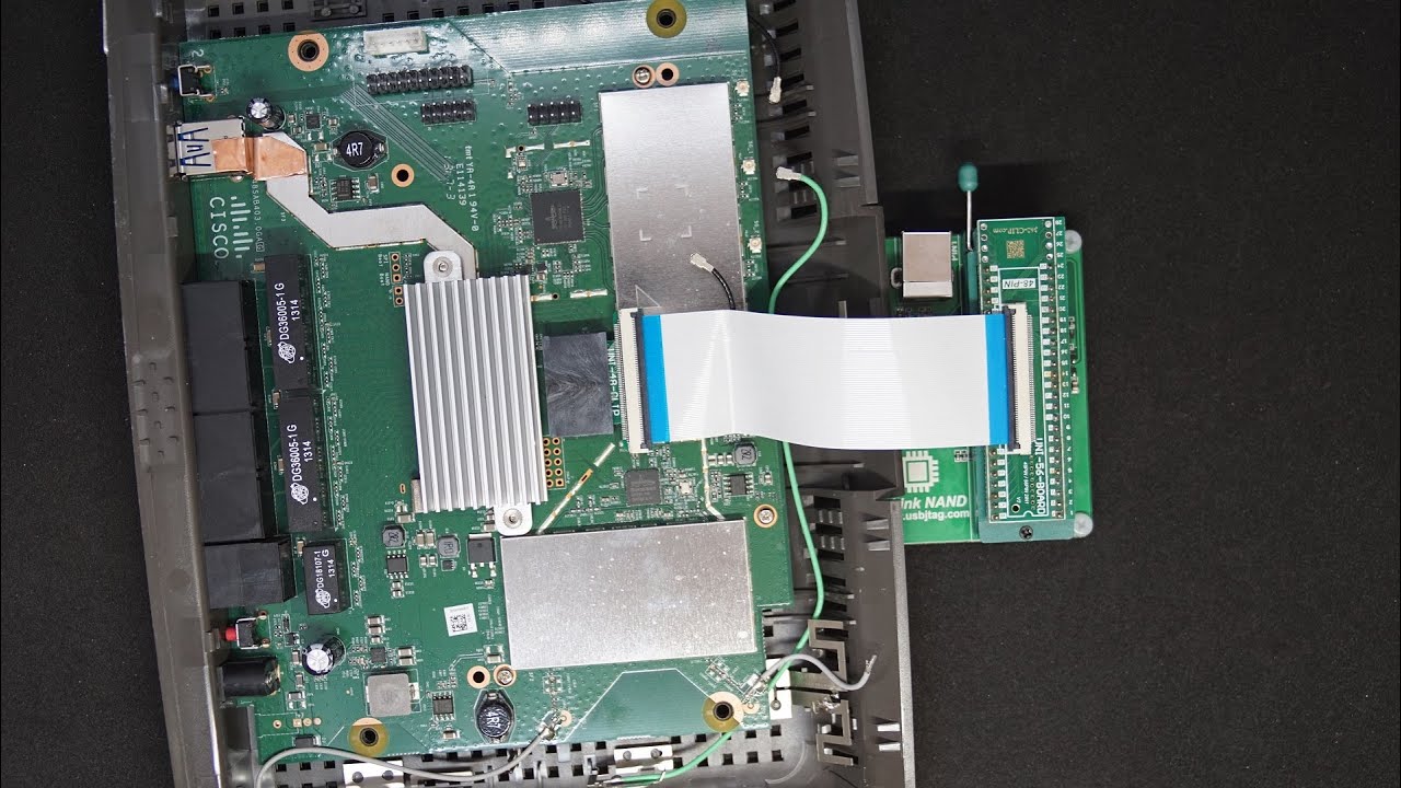 How to properly connect u-Link NAND to target flash on board. (EA6400)