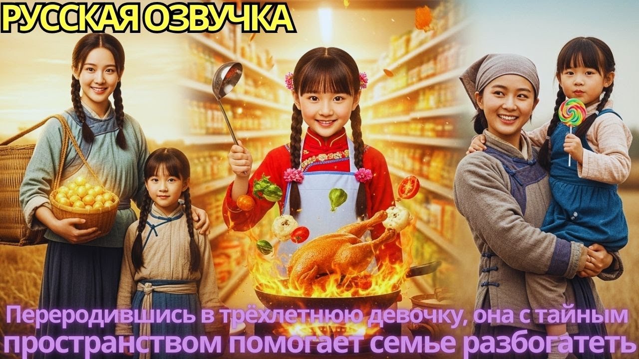 Переродившись в трёхлетнюю девочку, она с тайным пространством помогает семье разбогатеть