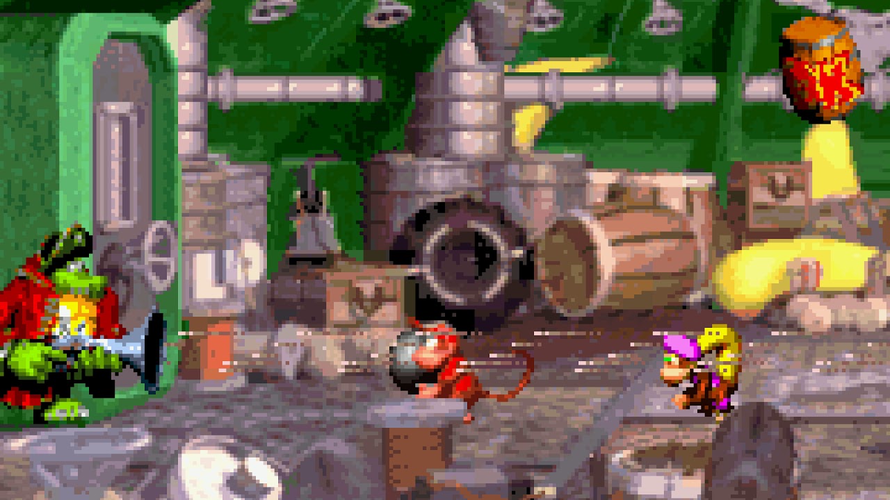 Donkey Kong Country 2 (GBA) - The Flying Krock - K. Rool Duel