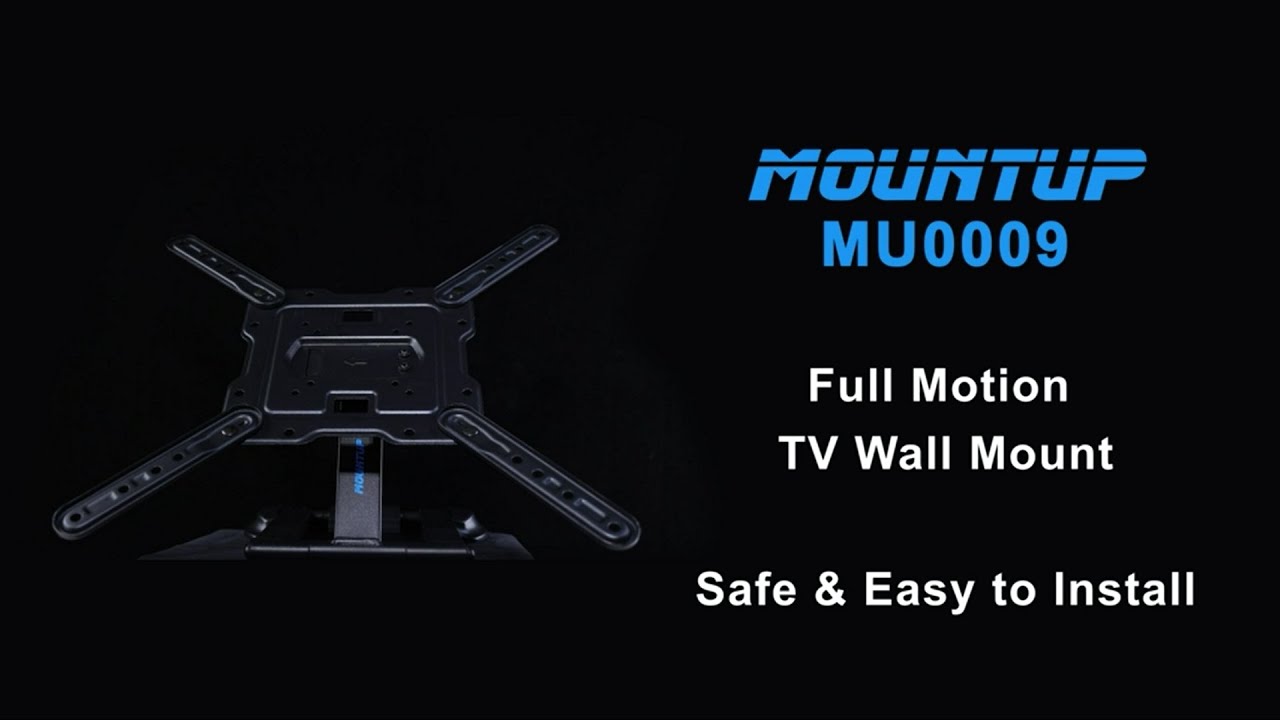 Full Motion Corner TV Wall Mount for 26''-60'' TVs MU0009 from MOUNTUP Display