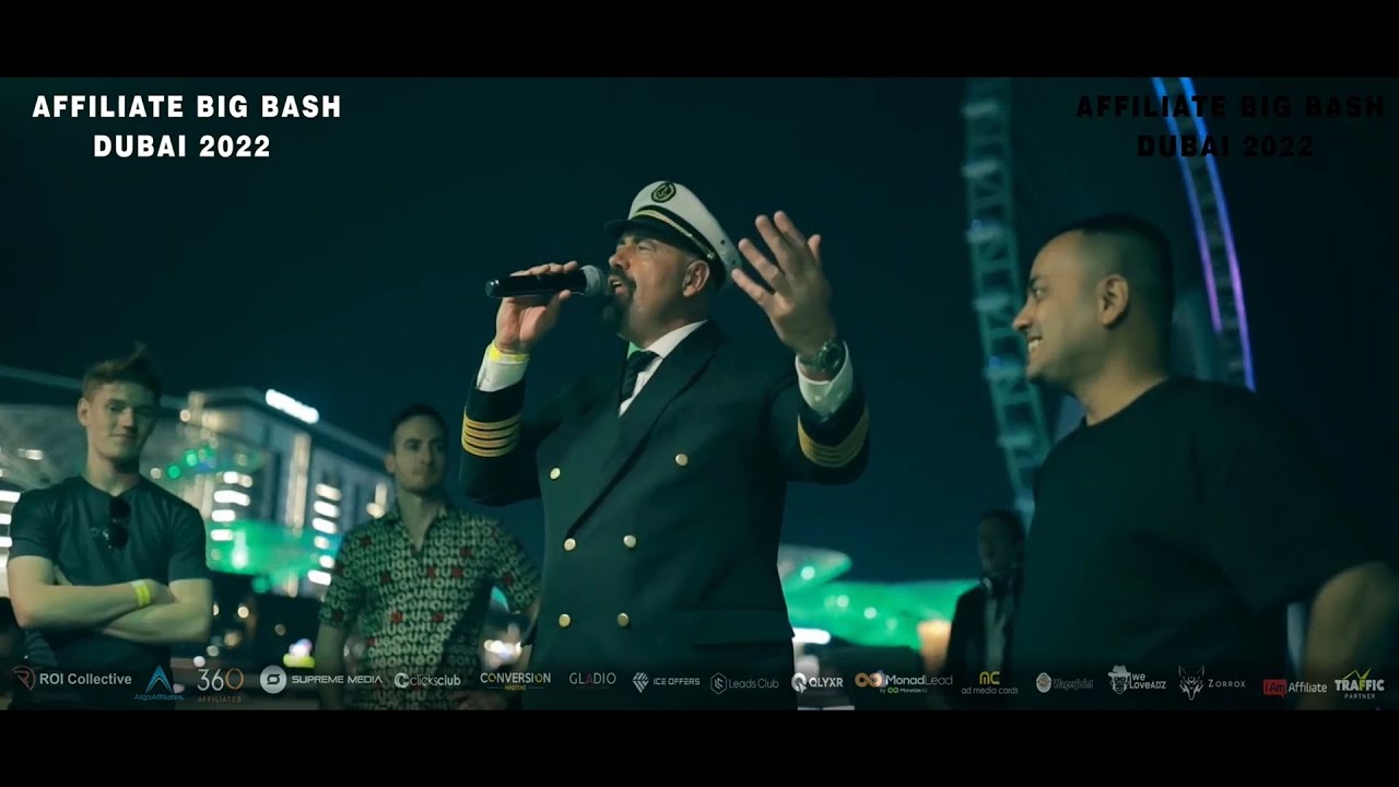 The Affiliate Big Bash Yacht Party in Dubai hosted by the Captain and Raj powered by TrafficPartner