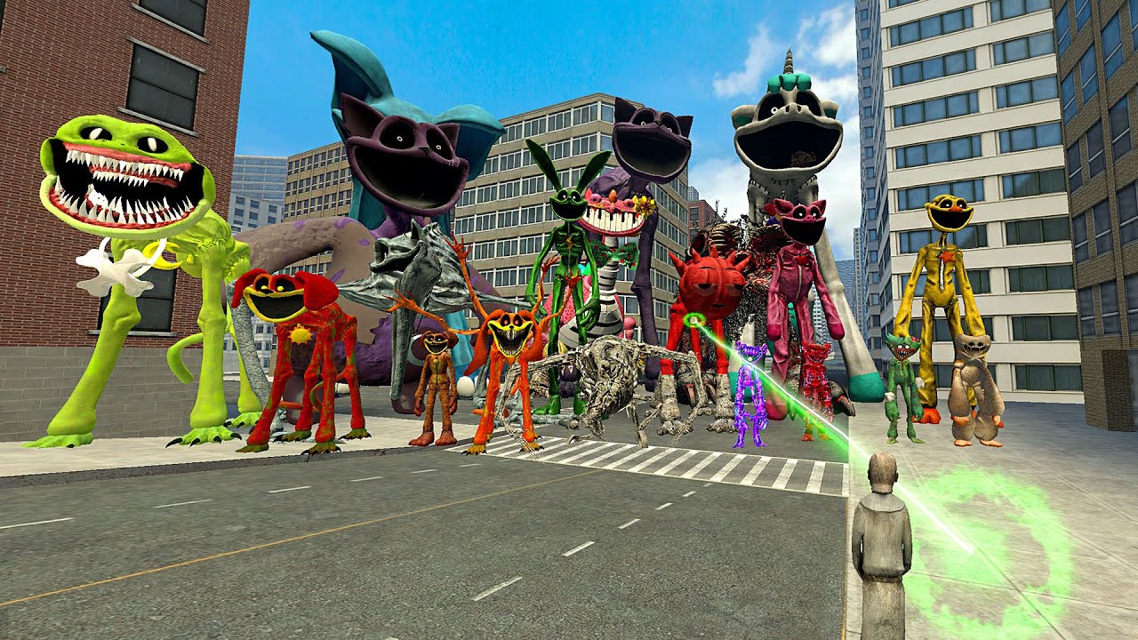 Convert it into stone!🪨🪄Smilling critter from poppy play time #garrysmod