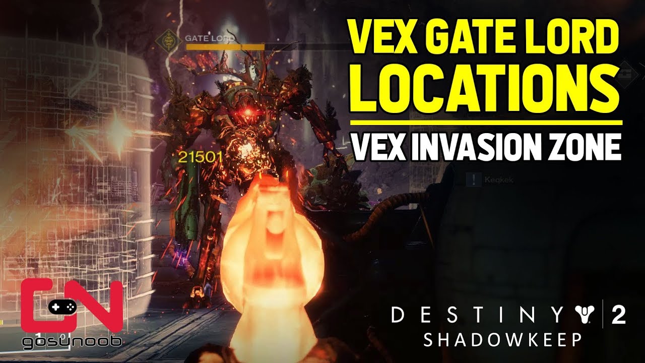 Vex Gate Lord Locations - Vex Invasion Zone Destiny 2