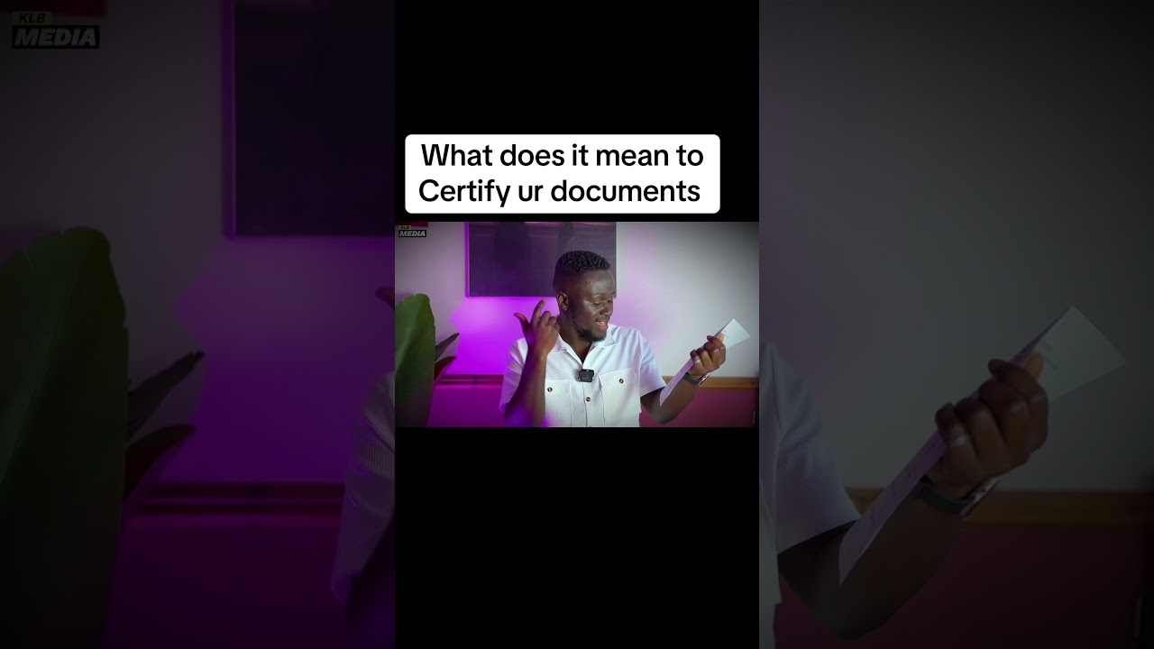 Get it right with certifying ur documents #certification #documentcertification #fyp