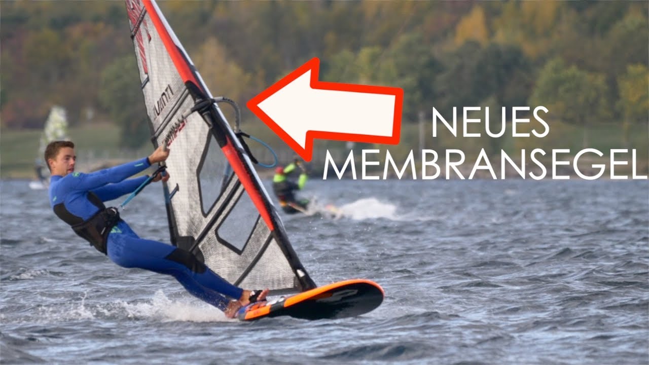 Ein NEUES WINDSURF SEGEL Testen! | Freerace/ride & Foil