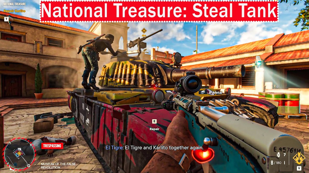 Far Cry 6: National Treasure: Steal Tank