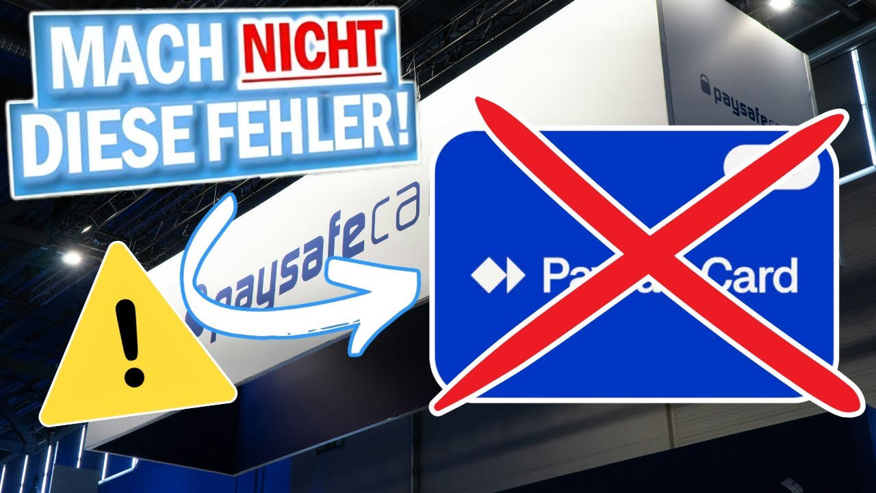 PAYSAFECARD kaufen: ❌ Vermeide diese 4 Fehler! ❌