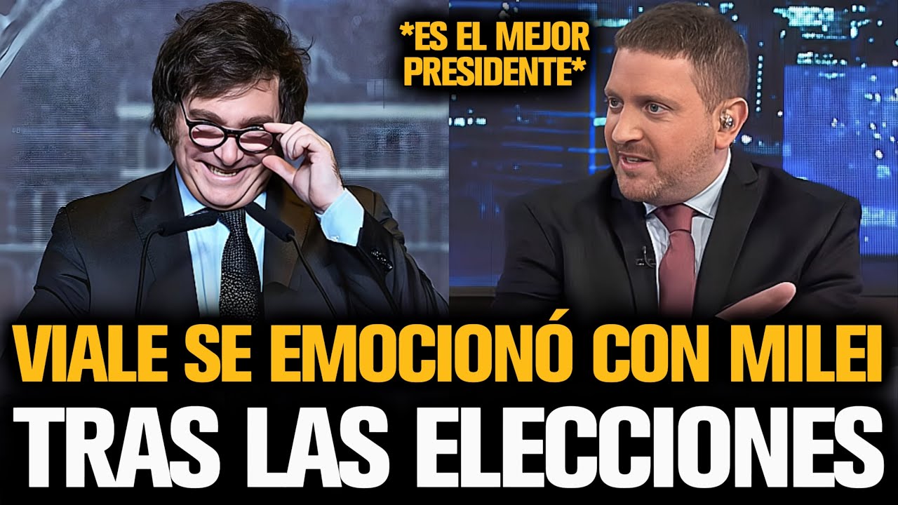 JONATAN VIALE SE EMOCIONÓ CON MILEI TRAS LAS ELECCIONES EN LA PROVINCIA