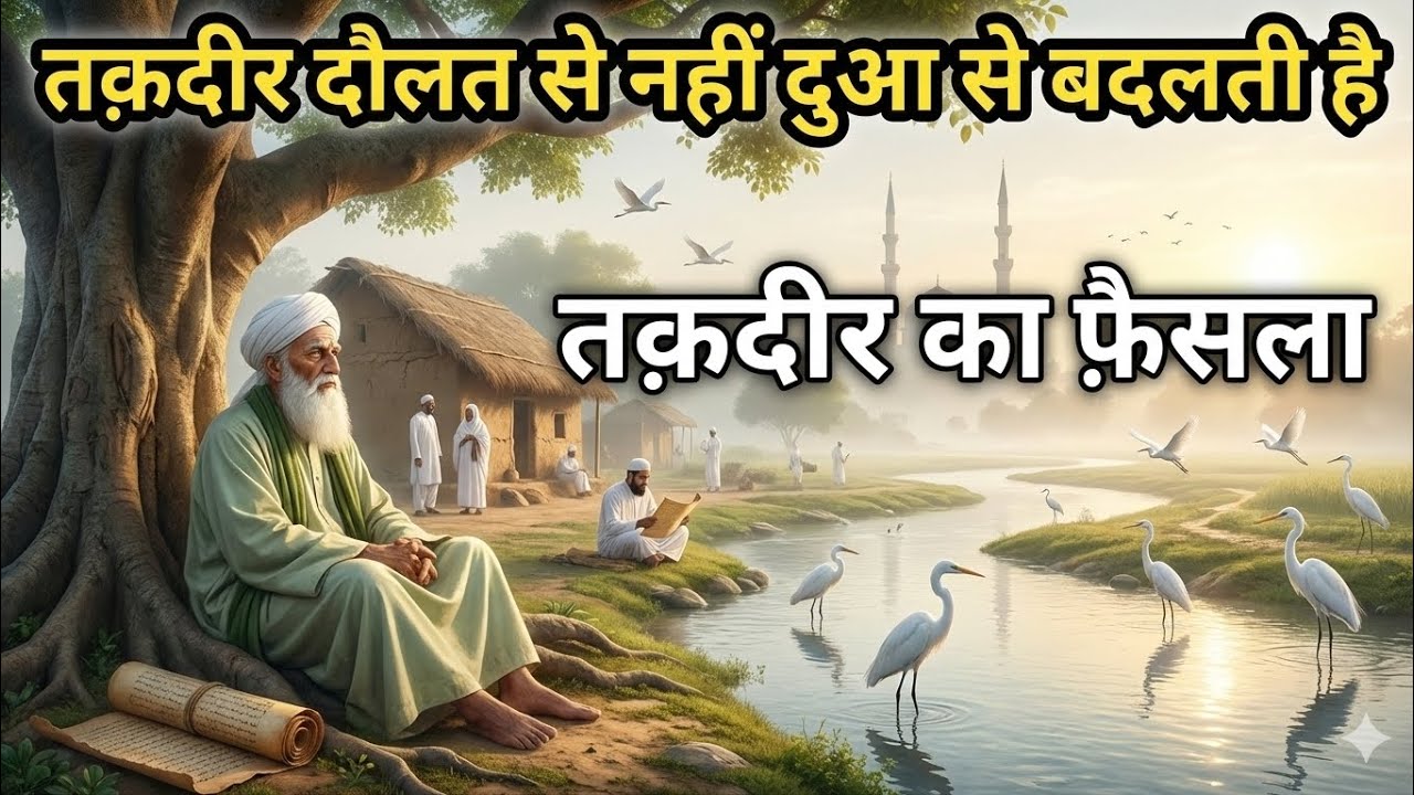 Takdeer Daulat Se Nahi Dua Se Badalti Hai | Ayyub Fakir Ki Sachi Kahani | Islamic Story Hindi 