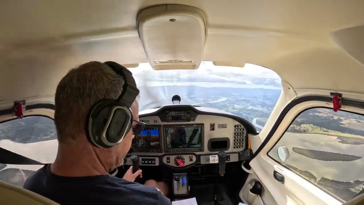 My first solo cross-country in the Tecnam P2008, Kerikeri, New Zealand