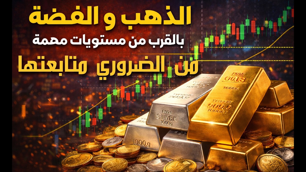 الذهب و الفضة بالقرب من مستويات مهمة ضروري متابعتها #adelonsi #الذهب #أسعار_الذهب #اسعار_الفضة