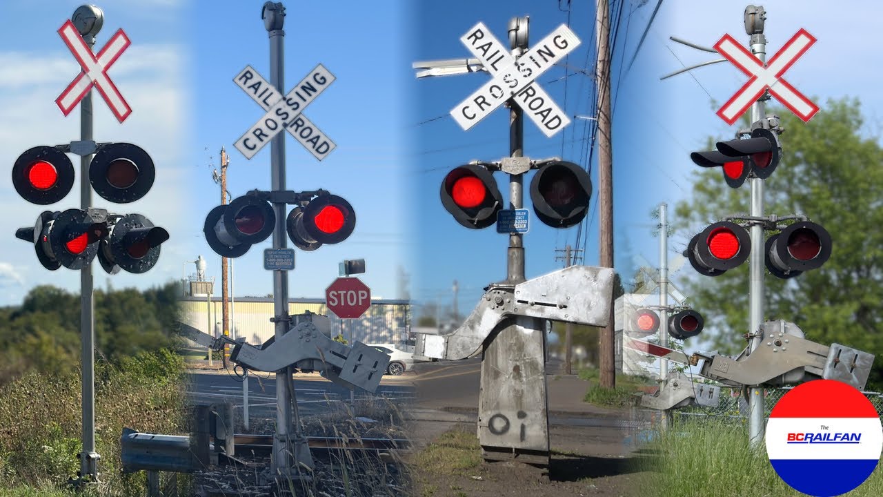 Mechanical Bell Railroad Crossings Compilation 6