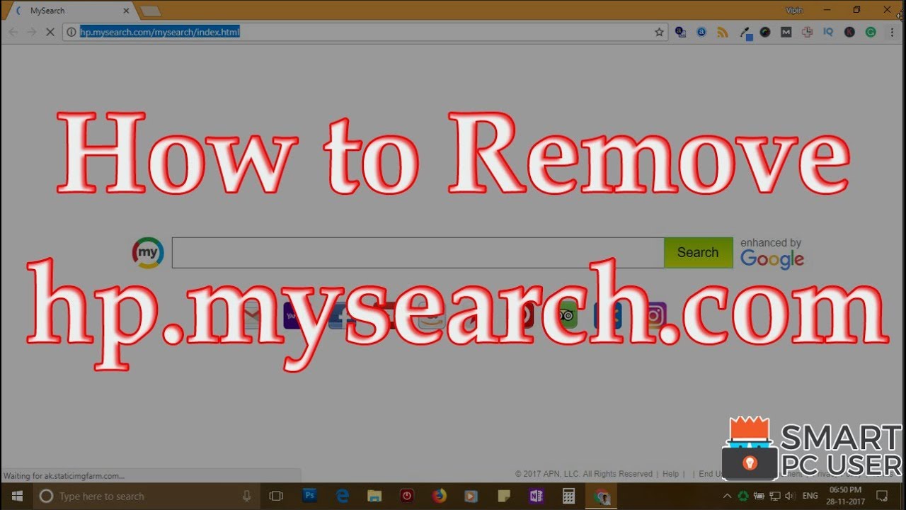 How to Remove Hp.mysearch.com from All Browsers (Chrome, Firefox, Edge, IE)