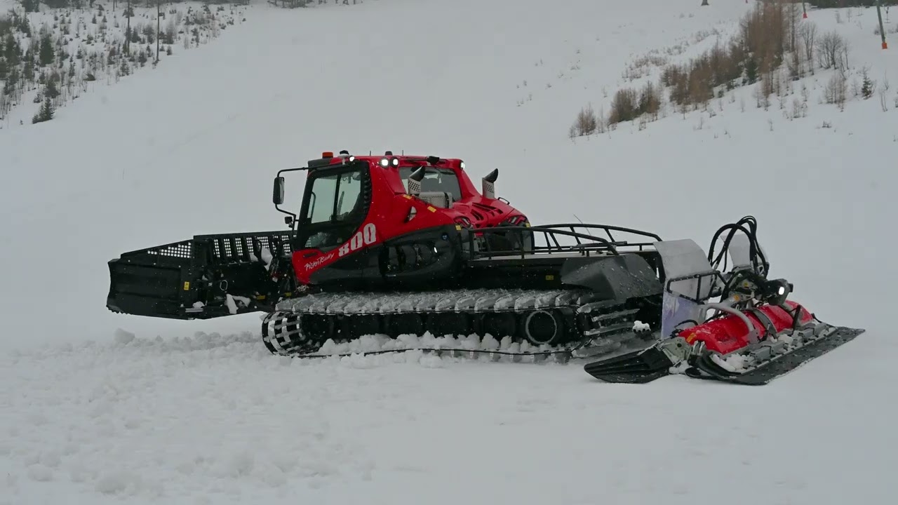 Vorstellung des Pistenbully 800 in Hinterstoder