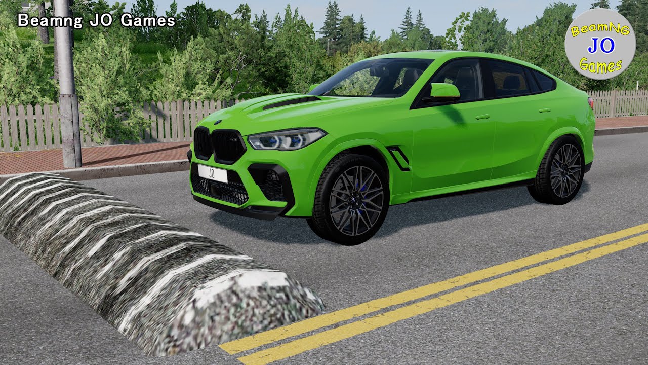 Cars vs Massive Speed Bumps #54 – BeamNG JO Games