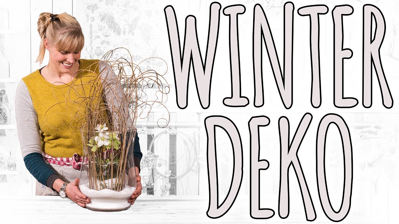 WINTER DEKO - DIE WINTERROSE - DIY