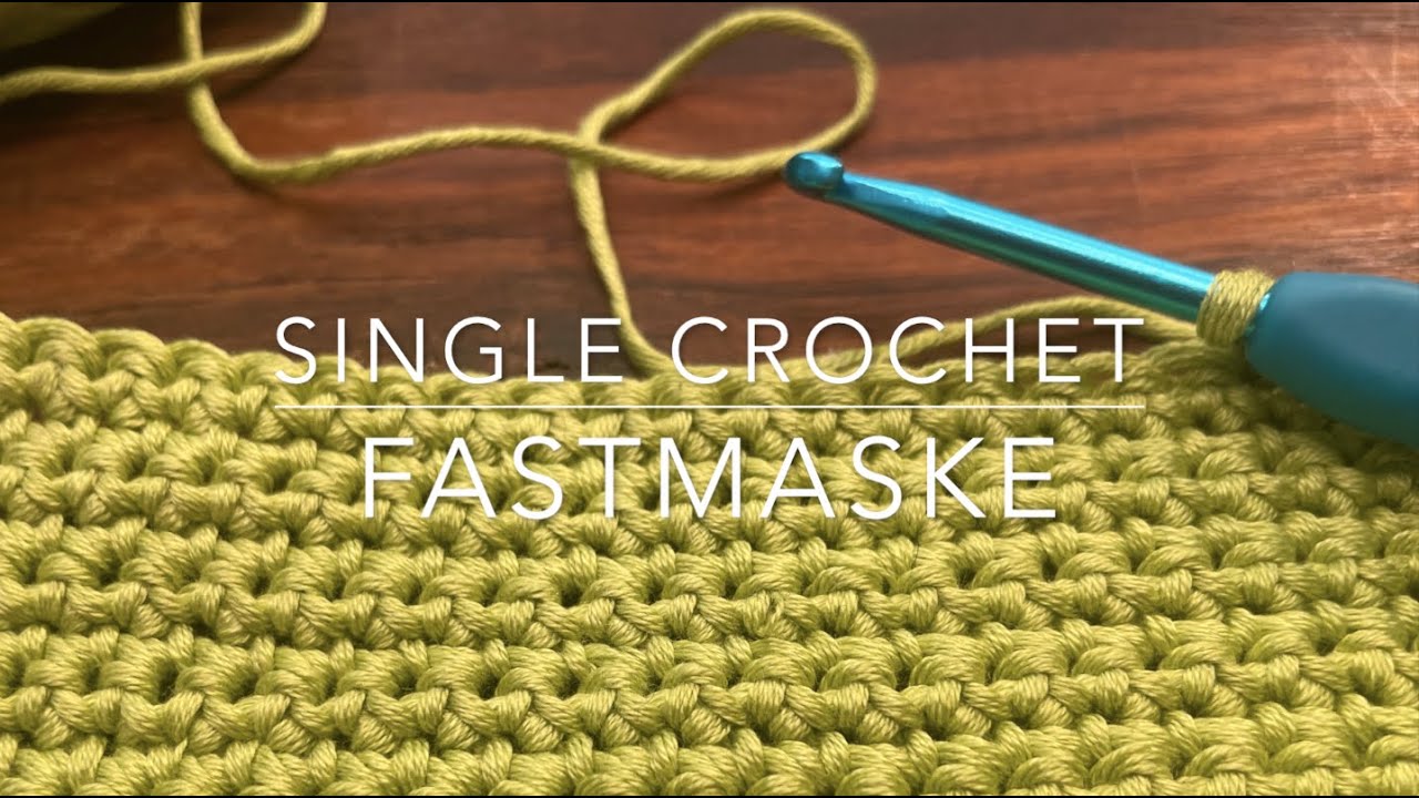 Lær at hækle Fastmasker let guide🧶Learn to crochet Single Crochet🧶 Crochet for Beginners