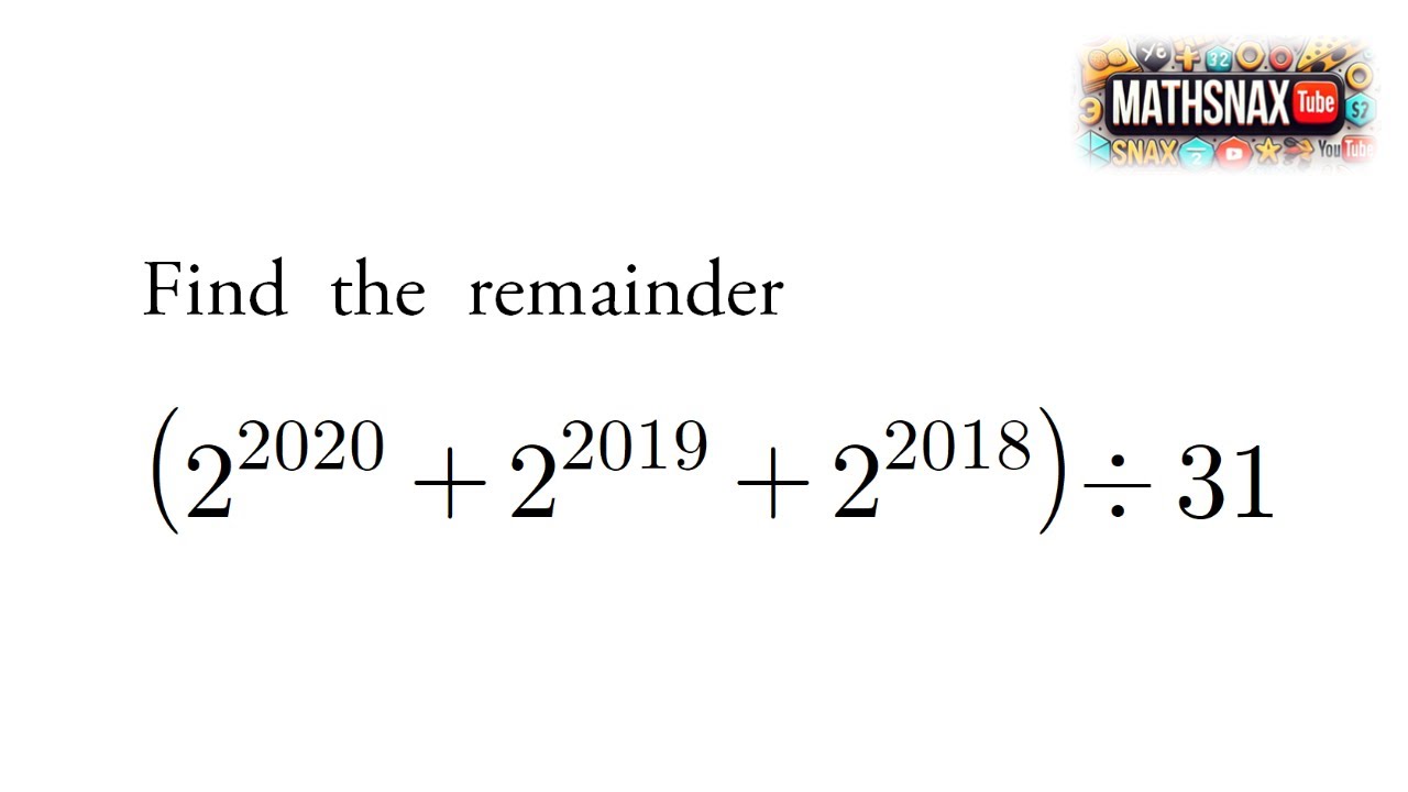 MathSnax &ndash; Finding the remainder