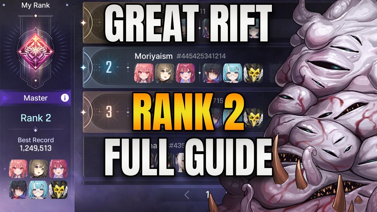 Great Rift 1.25m Score Rank 2 Full Run + Commentary (First Half) - Chaos Zero Nightmare