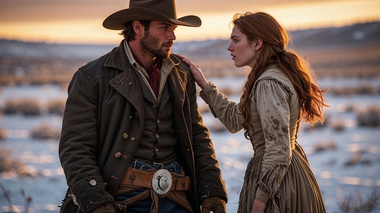 A Cowboy Found A Woman Fleeing Through The Snow, He Said “You’ll Make It Home With Me”