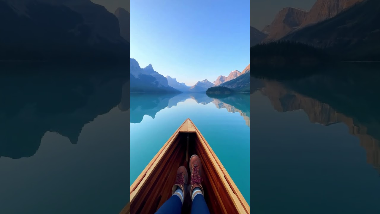 Magical Sunrise Paddle in Jasper 🌅 