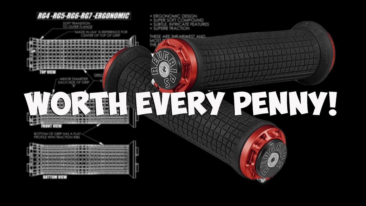 The Best Grips! RevGrips Pro & OneUp Carbon Handlebars -  Ride & Review - 4k